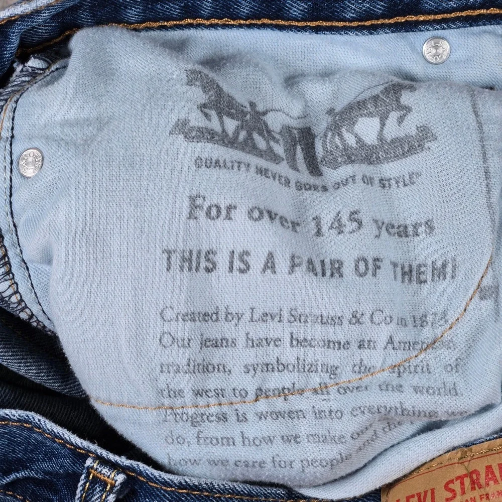 Levis 550 Relaxed Fit Tapered Leg Blue Denim Jeans Mens 32x32 Medium‎ Wash